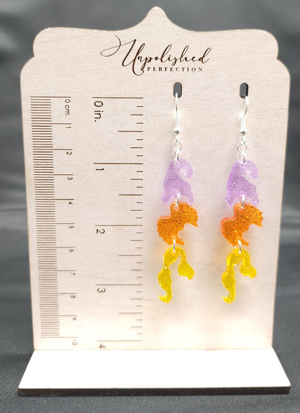 Witch Hair Earrings | Acrylic Earrings
