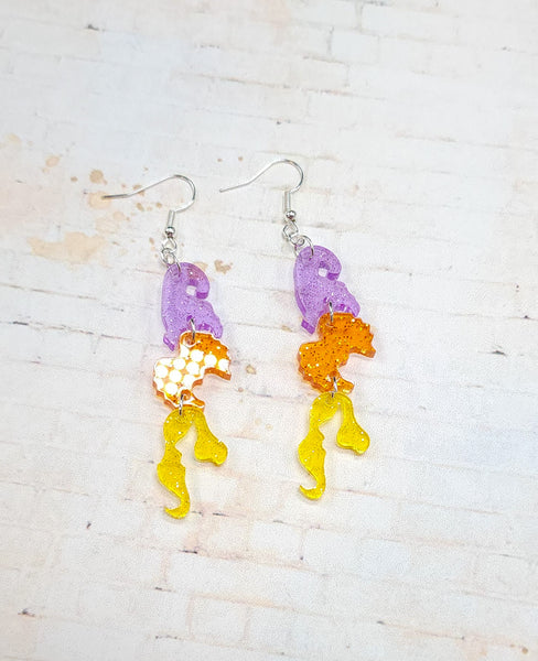 Witch Hair Earrings | Acrylic Earrings