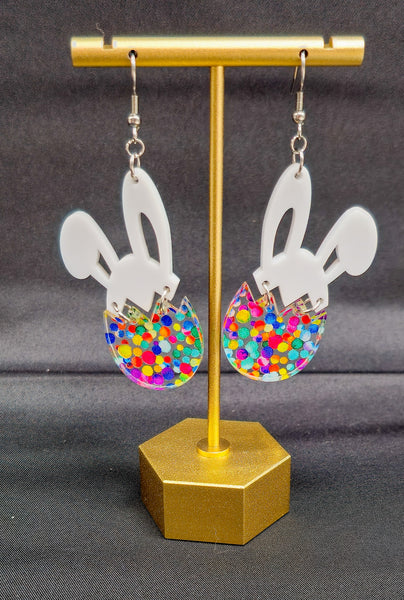 Bunny/Egg Earrings | Acrylic Earrings