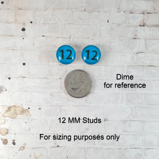 He is Risen Earrings | 12mm Studs | Easter Stud Earrings