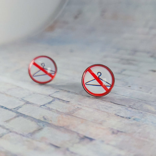 Pro Choice Stud Earrings | 12mm Studs | Statement Earrings
