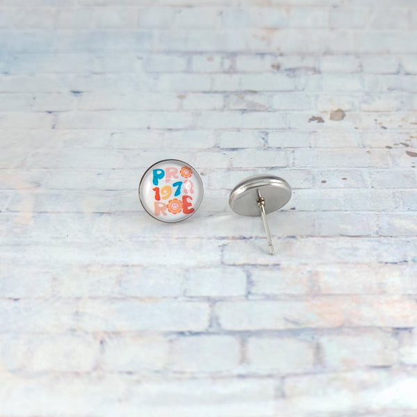 Pro 1973 Roe Stud Earrings | 12mm Studs | Statement Earrings