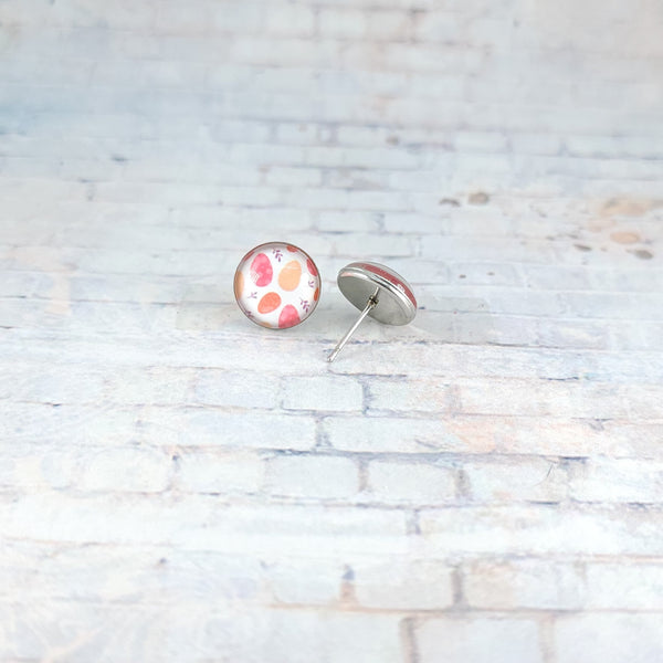 Easter Egg Earrings | 12mm Studs | Easter Stud Earrings