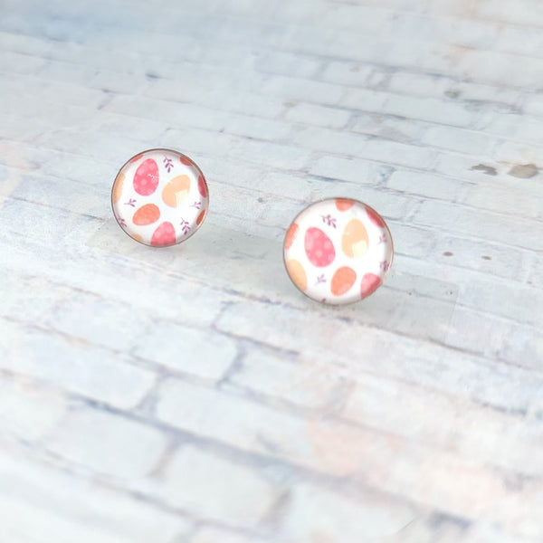 Easter Egg Earrings | 12mm Studs | Easter Stud Earrings
