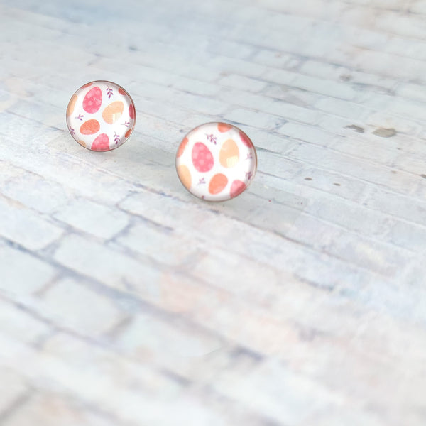 Easter Egg Earrings | 12mm Studs | Easter Stud Earrings